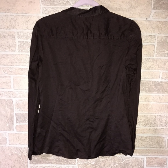 ✅Old Navy Semi Sheer Button Down Shirt - Picture 4 of 5